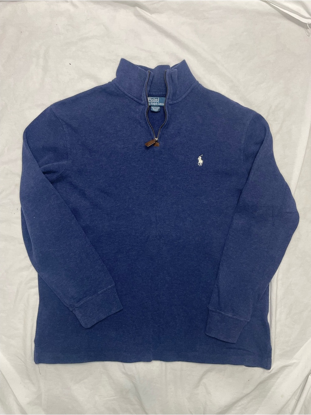 Ralph Lauren Men’s Navy Half-Zip Pullover Sweater